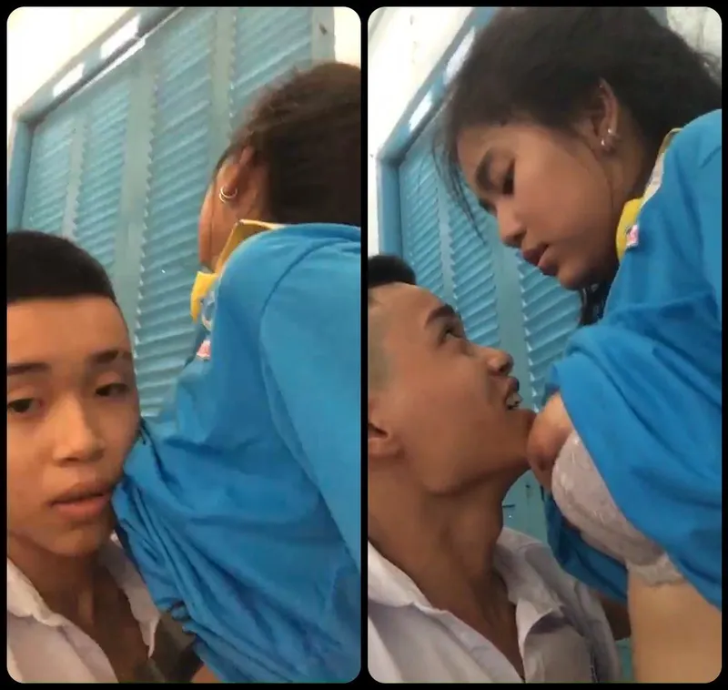 2 em học sinh phang trong lớp học